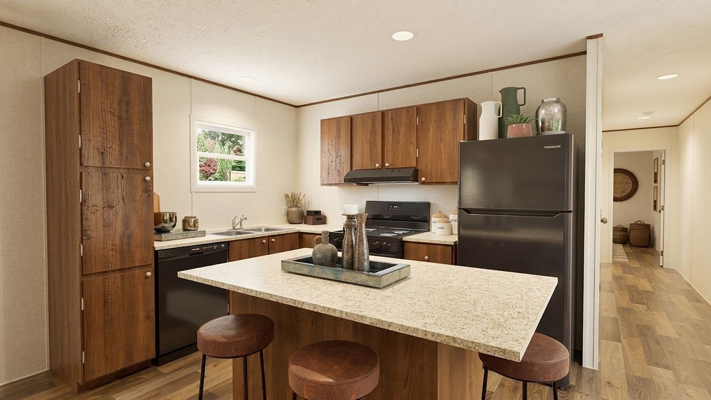 Aspen floor plan home, kitchen