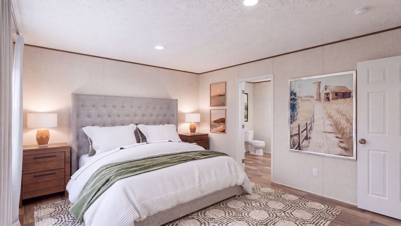Cedar floor plan home, primary bedroom