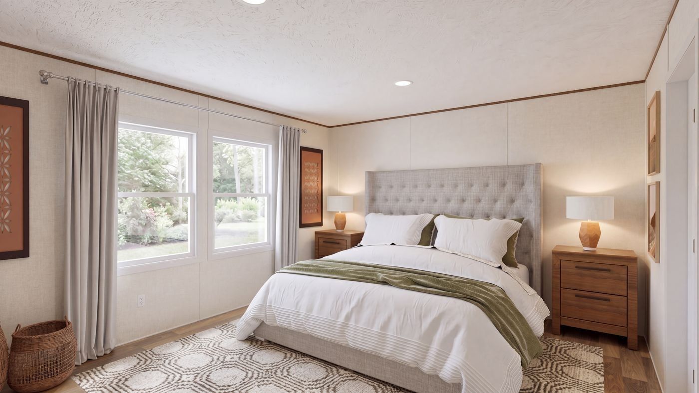 Cedar floor plan home, primary bedroom