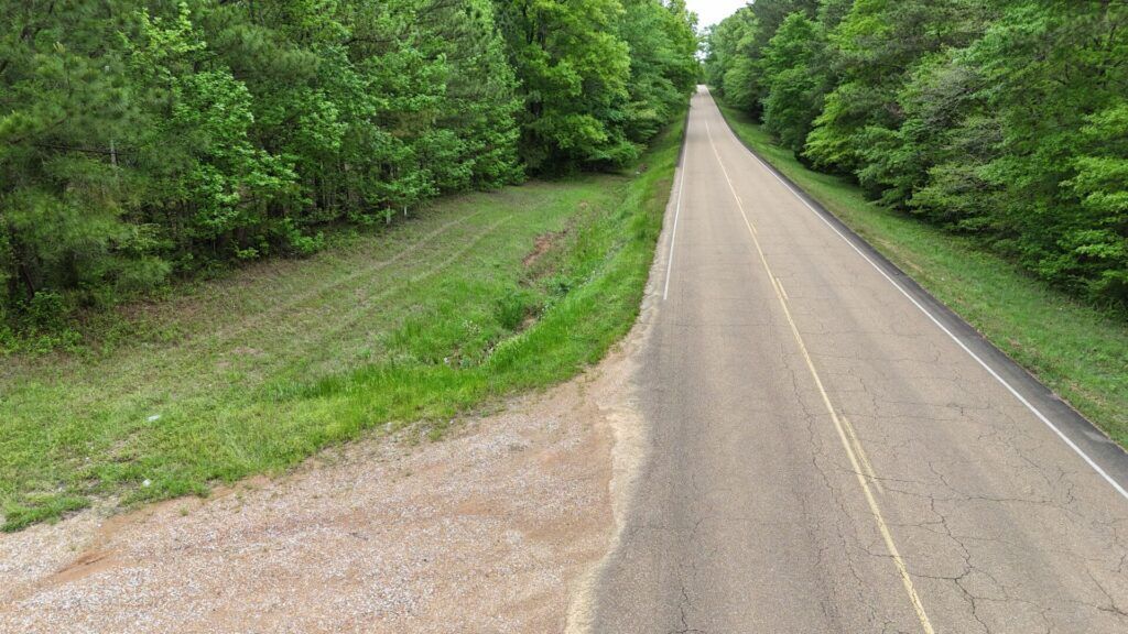 Paved road near McCool Estates in Attala County